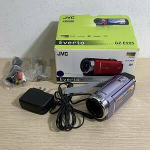 JVC Everio GZ-225-V デジタルビデオカメラ ハンディカム 箱付 通電確認済