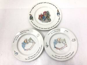 WEDGWOOD ウェッジウッド ピーターラビット プレート 皿 3点セット 240628