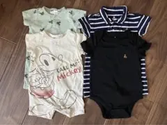 GAP H&M  半袖ロンパース 4枚