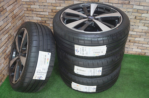 美品★スバル 7.5J+55 5H100★100%山★2021年★Massimo 225/40R18 インプレッサ スポーツ 純正 / G4 BR-Z レガシィ 流用