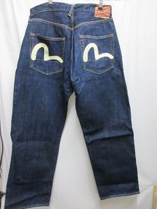 ▲1000円～エヴィス　EVISU NO2 LOT 2001 カモメペイントデニム　サイズ35