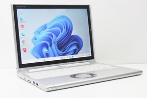 ノートパソコン 2in1PC Windows11 中古 Panasonic レッツノート CF-XZ6 第7世代 Core i5 SSD256GB メモリ8GB WPS office搭載 タブレットPC