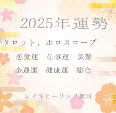 2025年運勢〜タロット占い〜ホロスコープ