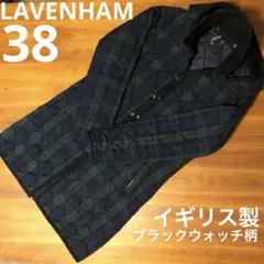 LAVENHAM フード付きキルティングジャケット　サイズ38