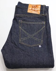 MARUNI JEANS (マルニジーンズ) 毘沙門天 BI-17552 / 16.5oz天然藍デニム セミタイトストレートジーンズ 未使用品 w29