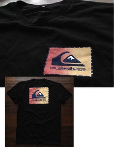 【既決USA】クイックシルバー ★ QUIKSILVER@完売胸元&背中【QUIKSILVER】ロゴ入半袖Tシャツ【Quiksilver Men