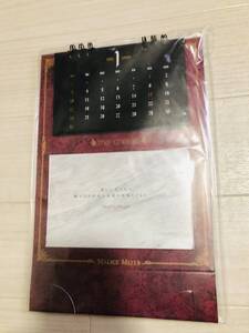 MALICE MIZER B① フォトカレンダー 1999 マリスミゼル 新品 グッズ Mana Moi dix Mois