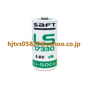 新品 SAFT サフト LS17330 3.6V PLC リチウム電池 交換用 リチウム電池 2/3Aサイズ 3.6V 21000mAh チオニル塩化物電池 非充電式電池