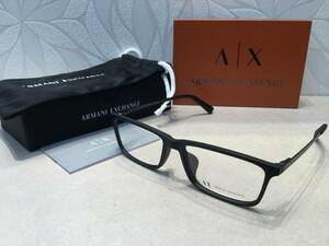 【新品】ARMANI EXCHANGE アルマーニエクスチェンジ メガネフレーム AX3027F 8078 マットブラック☆未使用