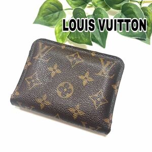 1スタ　LOUIS VUITTON モノグラム　ポルトモネ　アンソリット　フルリ　折り財布