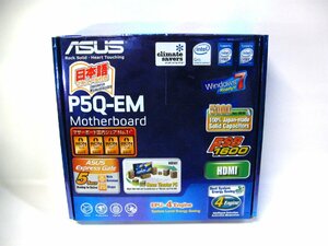 ▽ASUS P5Q-EM Micro-ATX マザーボード 新品 LGA775/intel G45/DDR2/HDMI/DVI/D-SUB