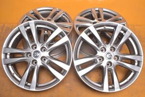 220713501247210　ニッサン純正　エルグランド　18×7.5J　+55　5穴　PCD114.3　ハブ径66mm　4本セット