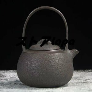 人気推薦 茶道具★新品★ ★老鉄瓶 素肌鉄瓶 未塗装鉄器 提梁壺 対応 鉄やかん 鉄分補給 鉄びん L1031