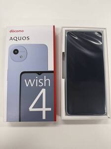 新品未使用　ドコモ　AQUOS wish4 SH-52E ストレージ64GB ブルー SIMフリー