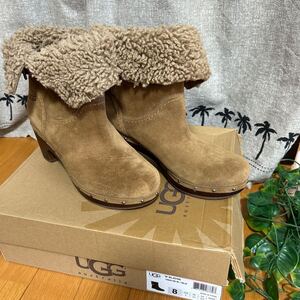 【新品即決】UGG スエードブーツ25cm 茶　ブラウン　アグ　US8