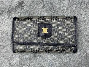 【 CELINE キーケース マカダム柄 金金具 】セリーヌ ケース