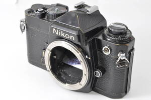 ジャンク扱い ニコン Nikon FE ブラック ボディ ♯A5889