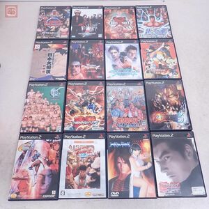 PS2 プレステ2 日本大相撲/ストリートファイター/バーチャファイター/CAPCOM VS SNK 等 格闘系 計16本set 箱説付 ダブりなし【20