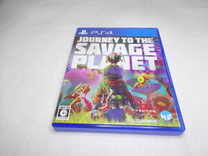 送料無料　状態良好　PS4ソフト Journey to the savage planet　プレイステーション４　ジャーニー　トゥ　ザ　サベージ　プラネット