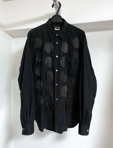 Comme des Garcons Homme Plus シャツ ブラウス コムデギャルソン / black shirt deux eye junya watanabe man cdg play noir tricot tao