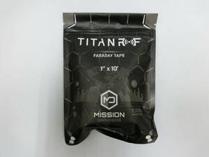 【新品】[MOS]高シールド導電性接着テープロール MISSION DARKNESS TitanRF FARADAY TAPE 1in Width×10ft Length Small Roll (Y-614)