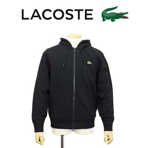 LACOSTE (ラコステ) SH6923 プレミアム スウェット ジップフーディー LC333 031ブラック 6-XL