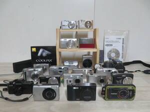 美品多数! RICOH R10 / Canon IXY / Nikon COOLPIX / CASIO EXILIM / Panasonic LUMIX / SONY / 等 機種色々 計20台 保管品 追加画像有り