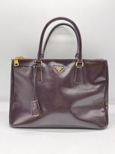 ★ PRADA / プラダ ガレリア ハンドバッグ 三角プレート レザー ブランド 中古品 1213MN