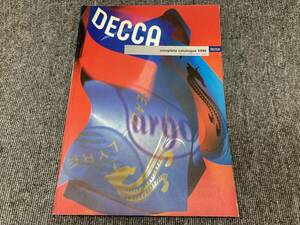 【USED】DECCA COMPLETE CATALOGUE 1998