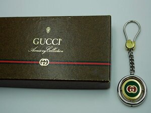 グッチGUCCI　ヴィンテージGGキーリング　金属素材　送料無料