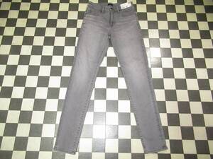 ★ユニクロ★新品　29　SKINNY TAPERED　ウルトラストレッチスキニー　ミドルライズ　グレー