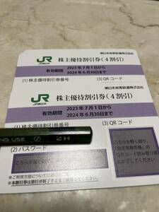 ＪＲ東日本株主優待券　2枚