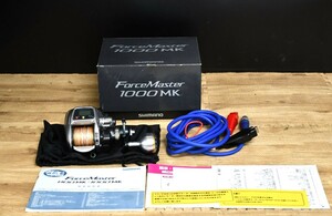 NY6-246【現状品】SHIMANO　Force Master　1000MK　シマノ　電動リール　釣具　釣り道具　フィッシング　通電のみ確認　中古品　保管品