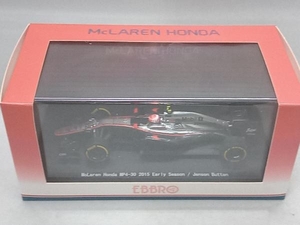 EBBRO 1/43 McLaren Honda MP4-30 2015 Early Season Version No.22 エブロ