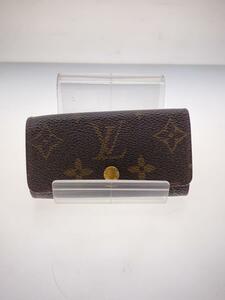 LOUIS VUITTON◆ミュルティクレ4_モノグラム・キャンバス_BRW/レザー/BRW/レディース