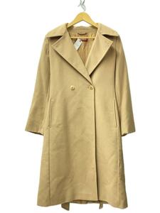 MAX MARA STUDIO◆コート/36/ウール/CML/無地//