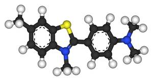 チオフラビンT 5g C17H19ClN2S 蛍光色素 染料 染色用色素 有機化合物標本 試薬 試料