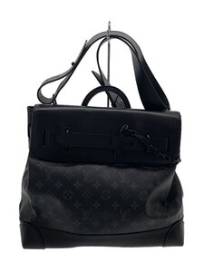 LOUIS VUITTON◆スティーマーPM_モノグラム・エクリプス_BLK/PVC/BLK//