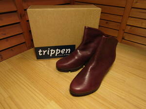 M2 △950未使用品【trippen トリッペン】SWIFT スイフト 箱付 ワイン系 SIZE 38