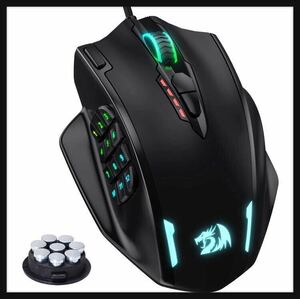 ゲーミングマウス 有線 Redragon M908 IMPACT インパクト マウス 12400 DPI 新品 レッドラゴン