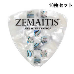 ZEMAITIS ゼマイティス ギターピック 10枚セット ZP05 TR ヘビー　H 　1.00mm トライアングル ピック パールフロント・デザイン