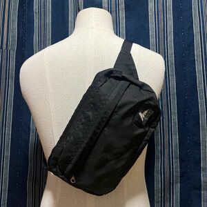 gregory waist bag usa black s 黒 ウエストバッグ ボディバッグ ショルダー 銀タグ 旧タグ 米国製 登山 アメリカ製 