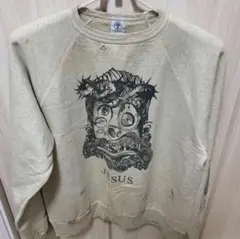 セントマイケル 村上隆コラボ JESUS CREWNECK トレーナー XL