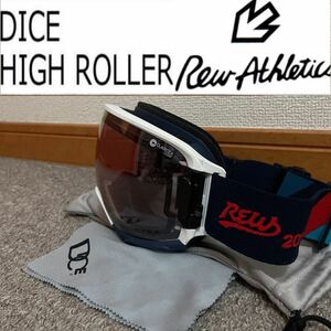 DICE ダイス ハイローラー REW ゴーグル DC GOGGLE スノーボード スノボ DICE×REW HIGH ROLLER BANK バンク HIGHROLLER ＲＥＷ レウ