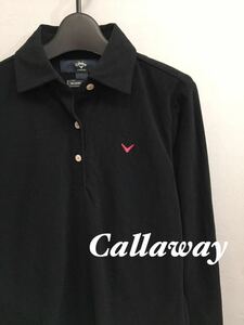 キャロウェイ Callaway ゴルフ GOLF ワーム ポロシャツ ブラック レディース Mサイズ ～▼&