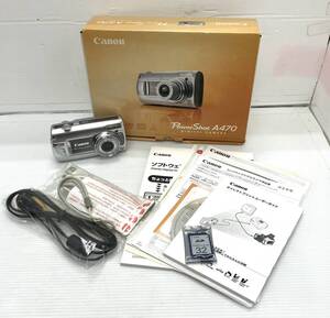 〈カメラ〉Canon キャノン　デジタルカメラ　Power Shot A470 PC1267　コンパクト　 デジカメ【中古/現状品/ジャンク品】005184-⑤