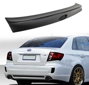 08-14 スバル 3代目GV系 インプレッサ WRX STI セダン リアトランクスポイラー 塗装込み ABS W TYPE