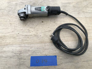 日立工機 電気ディスクグラインダーPDA-100H 中古品 AC100V 50/60Hz 760W 100ｍｍ 12000rpm 電動 hitachi 014