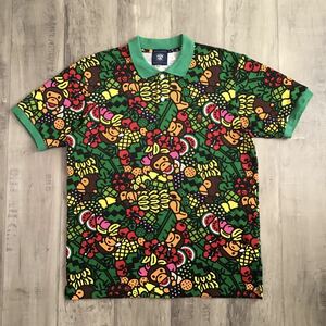 ★XL★ トロピカル マイロ ポロシャツ a bathing ape BAPE tropical Safari milo エイプ ベイプ アベイシングエイプ NIGO w49al