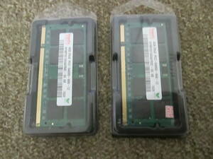 ノートPC用メモリ Hynix ハイニックス PC2-6400S DDR2 800MHz 8GBメモリ(4GB×2枚セット) 正規品 超希少 新品同様